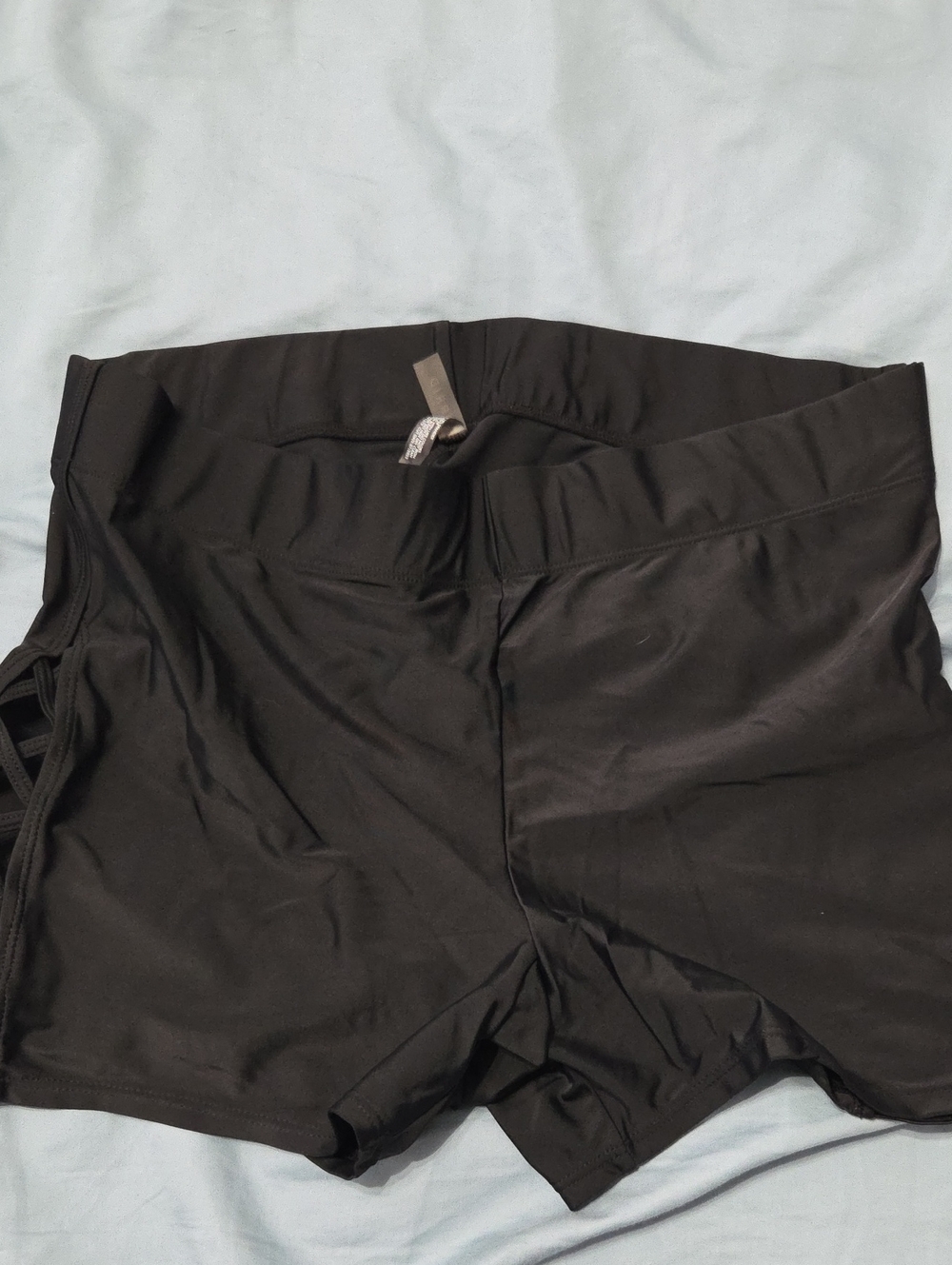 Torrid Black Women's Athletic Swim Shorts